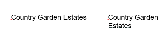 Example result shows added line break based on 13 characters.