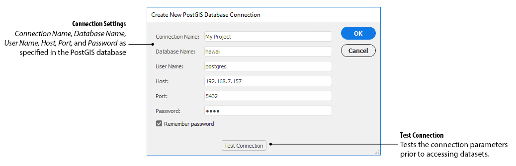 postgis-create-connection
