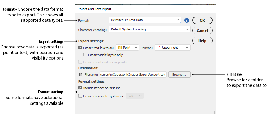 export-points-text-dialog